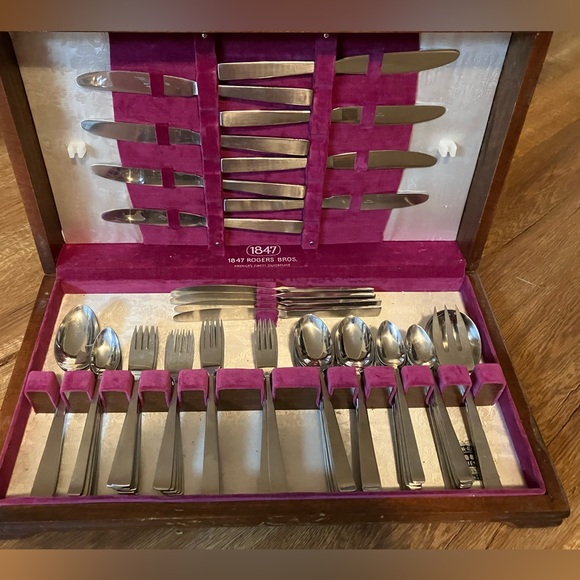 SOLA Other - Vintage 60S SOLA HOLLAND STAINLESS CORA MODERNIST FLATWARE SET 74 Pieces